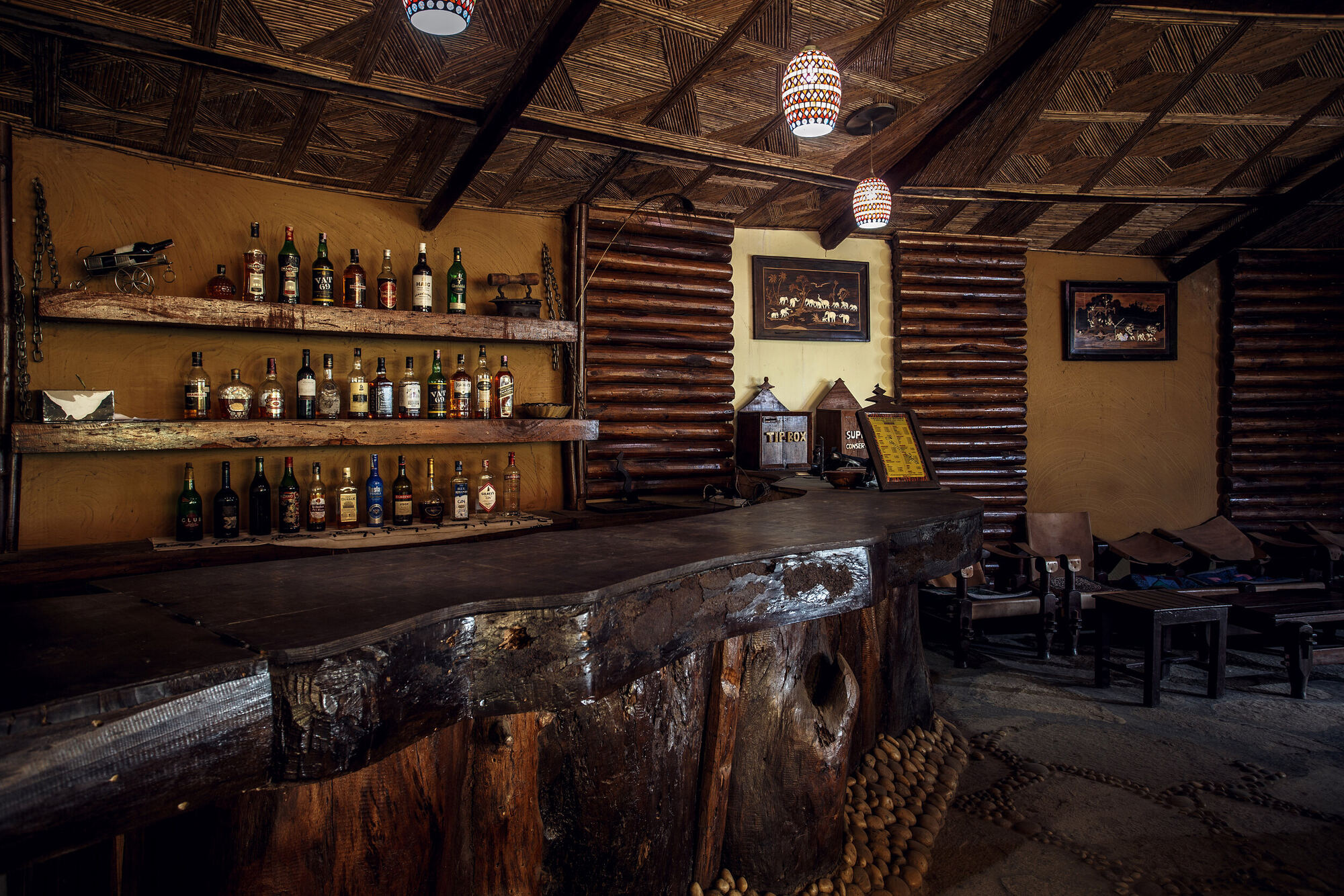 The resort bar
