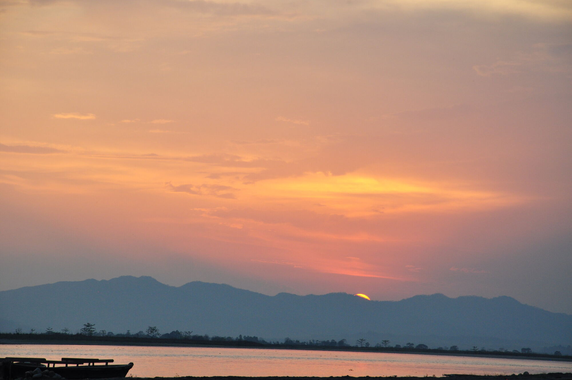 View of the Chitwan valley near Temple Tiger