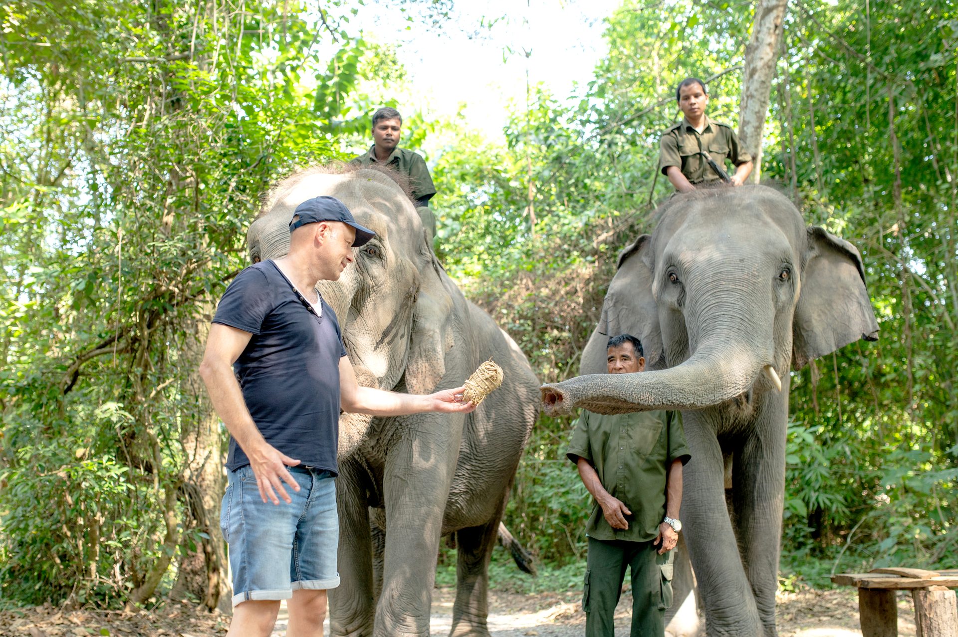 Guest feeding session